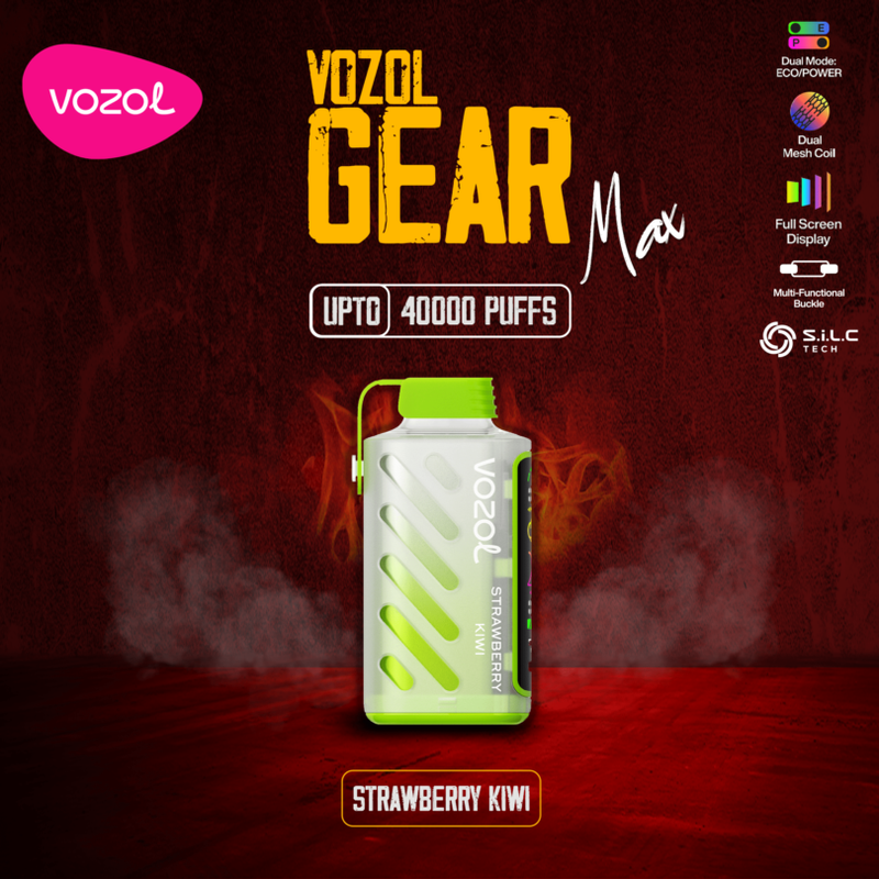 VOZOL GEAR MAX 40K STRAWBERRY KIWI