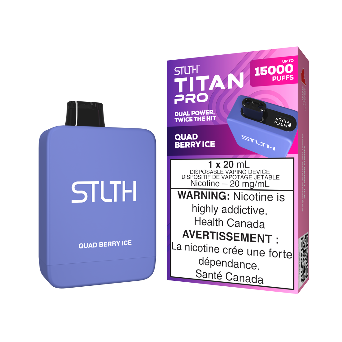 STLTH TITAN PRO 15K QUAD BERRY ICE