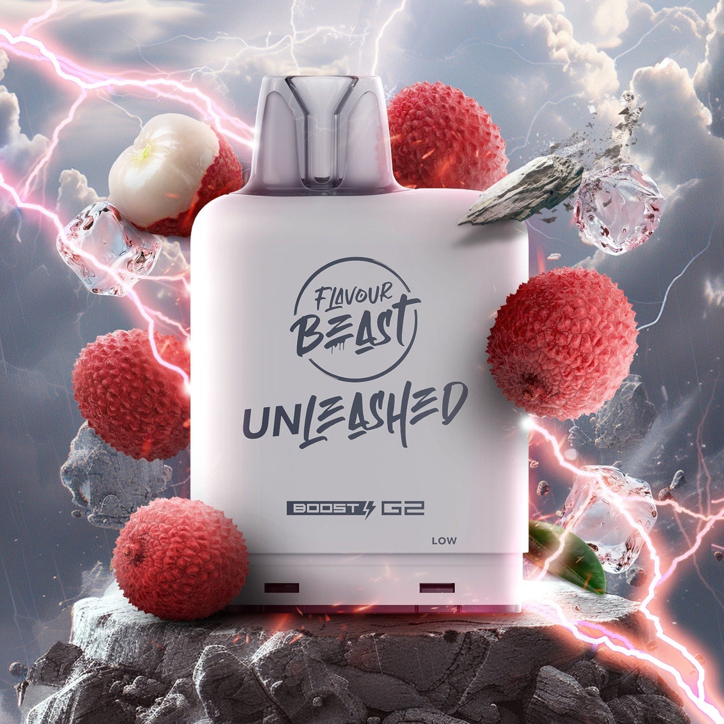 FLAVOUR BEAST LEVEL X UNLEASHED 25000 POD EPIC LYCHEE