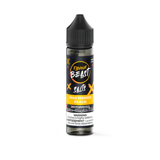 FLAVOUR BEAST E LIQUID MAD MANGO PEACH 60ML 20MG