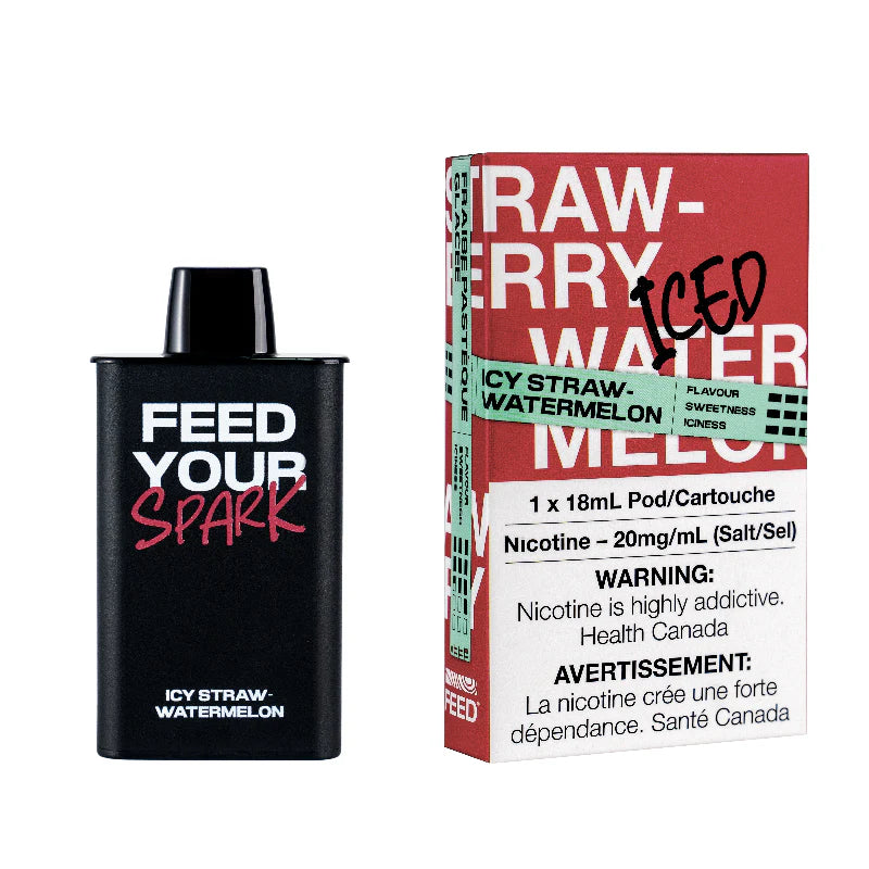 FEED POD 18ML ICY STRAW-WATERMELON