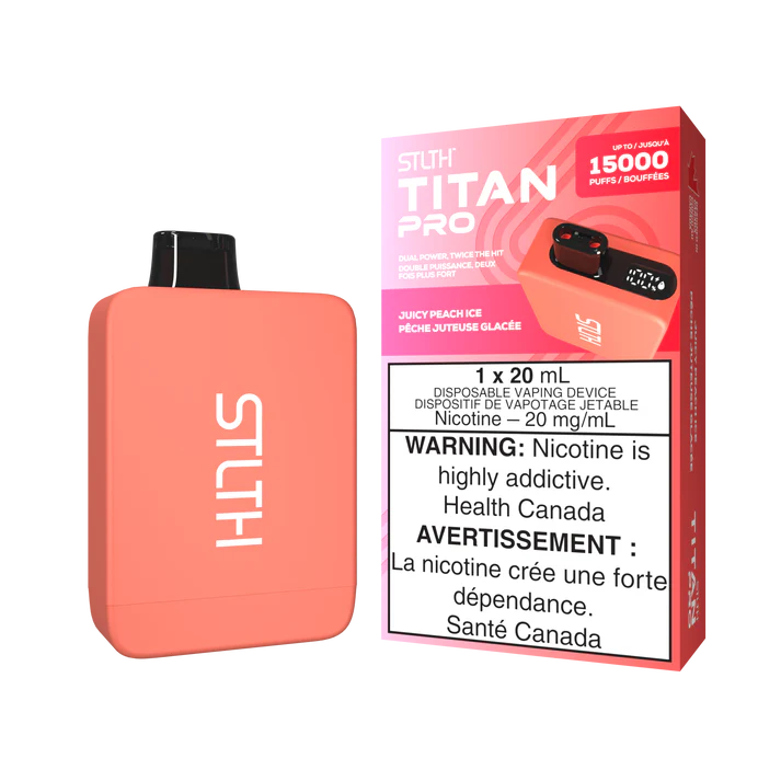 STLTH TITAN PRO 15K JUICY PEACH ICE