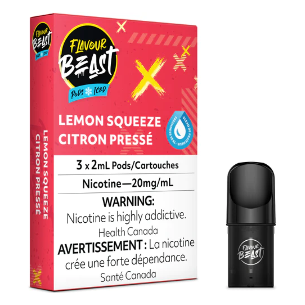 FLAVOUR BEAST PODS LEMON SQUEEZE