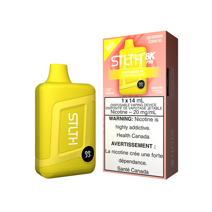 STLTH 8K PRO LEMON SQUEEZE ICE DISPOSABLE