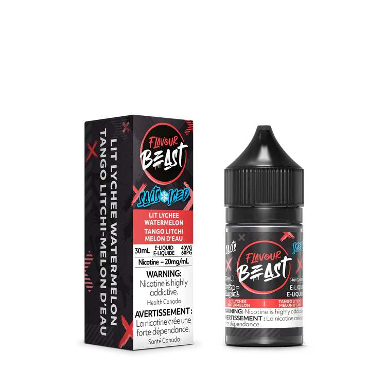 FLAVOUR BEAST LIT LYCHEE WATERMELON 30ML 20MG E-LIQUID