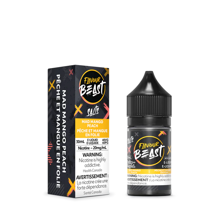 FLAVOUR BEAST MAD MANGO PEACH 30ML 20MG  E-LIQUID