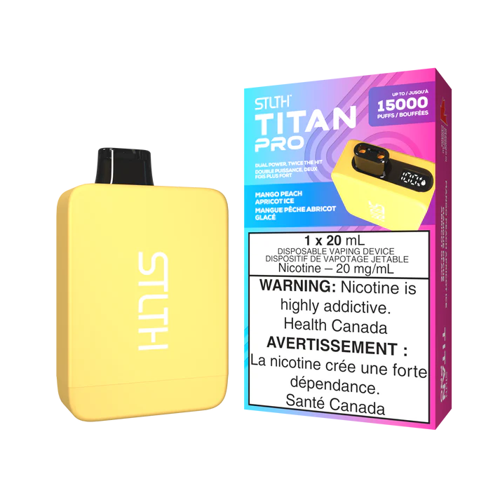 STLTH TITAN PRO 15K MANGO PEACH APRICOT ICE