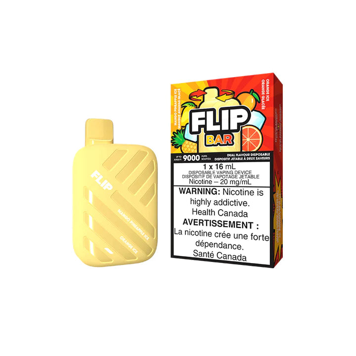 FLIPBAR 9000 BANANA BLACKBERRY ICE / MANGO PINEAPPLE ICE DISPOSABLE