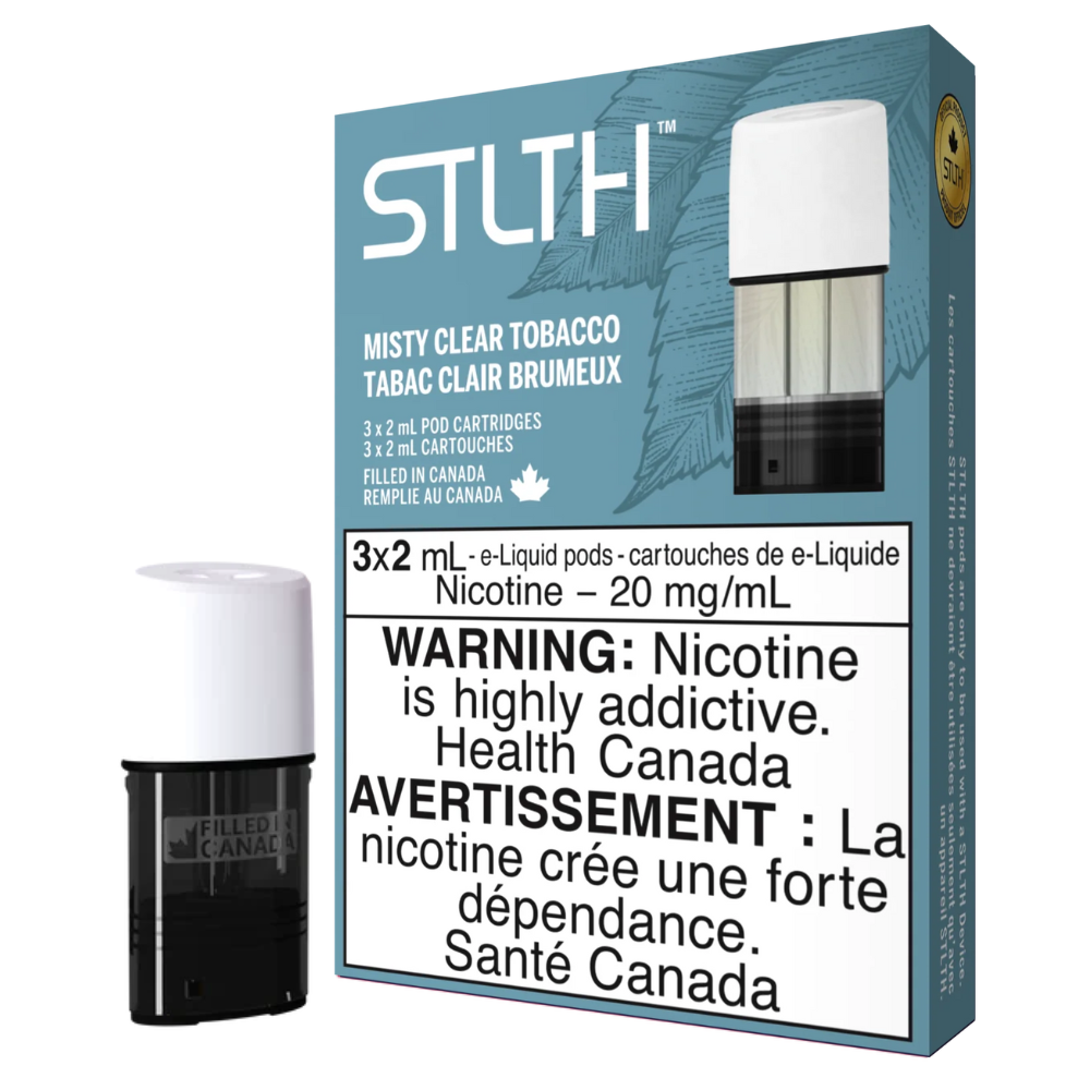 STLTH MISTY CLEAR TOBACCO PODS