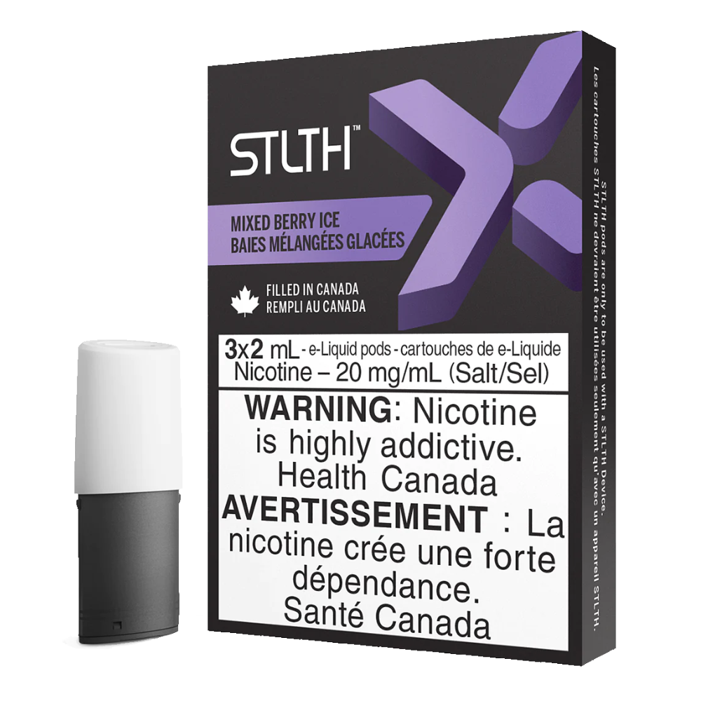 STLTH X MIXED BERRY ICE PODS