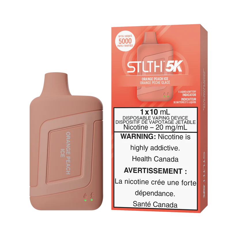 STLTH 5K ORANGE PEACH ICE DISPOSABLE