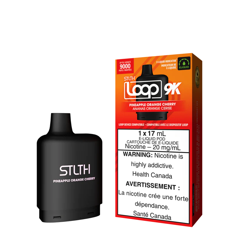 STLTH LOOP POD 9K PINEAPPLE ORANGE CHERRY