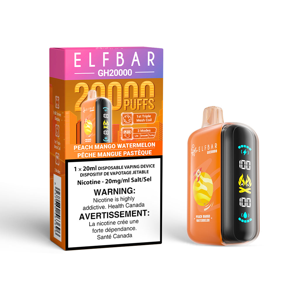 ELFBAR GH20K PEACH MANGO WATERMELON