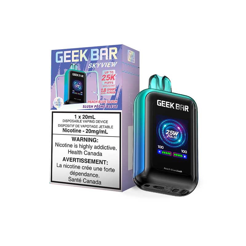 GEEK BAR SKY VIEW 25K PEACH BLUE SLUSH