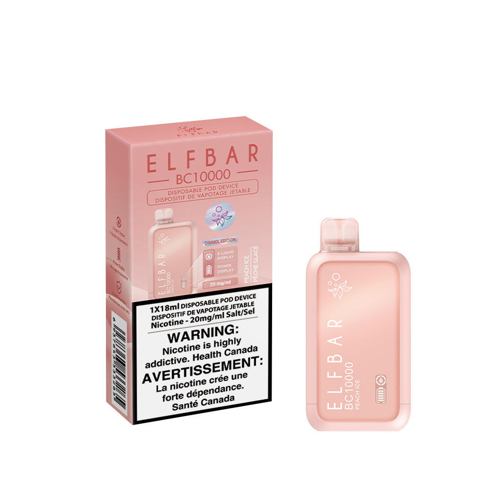 ELFBAR 10000 PEACH ICE DISPOSABLE