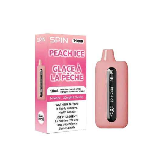 SPIN T9000 PEACH ICE DISPOSABLE