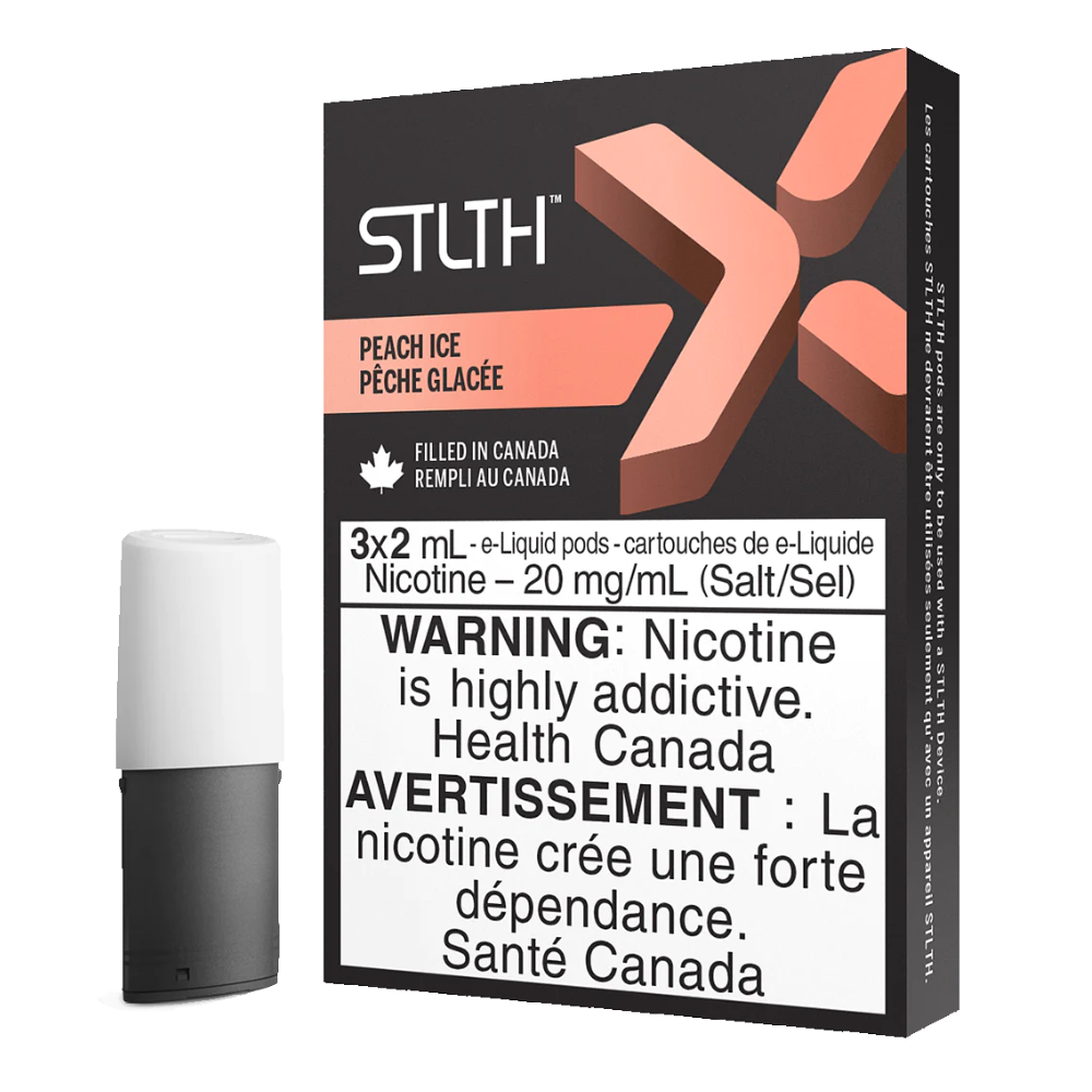 STLTH X PEACH ICE PODS