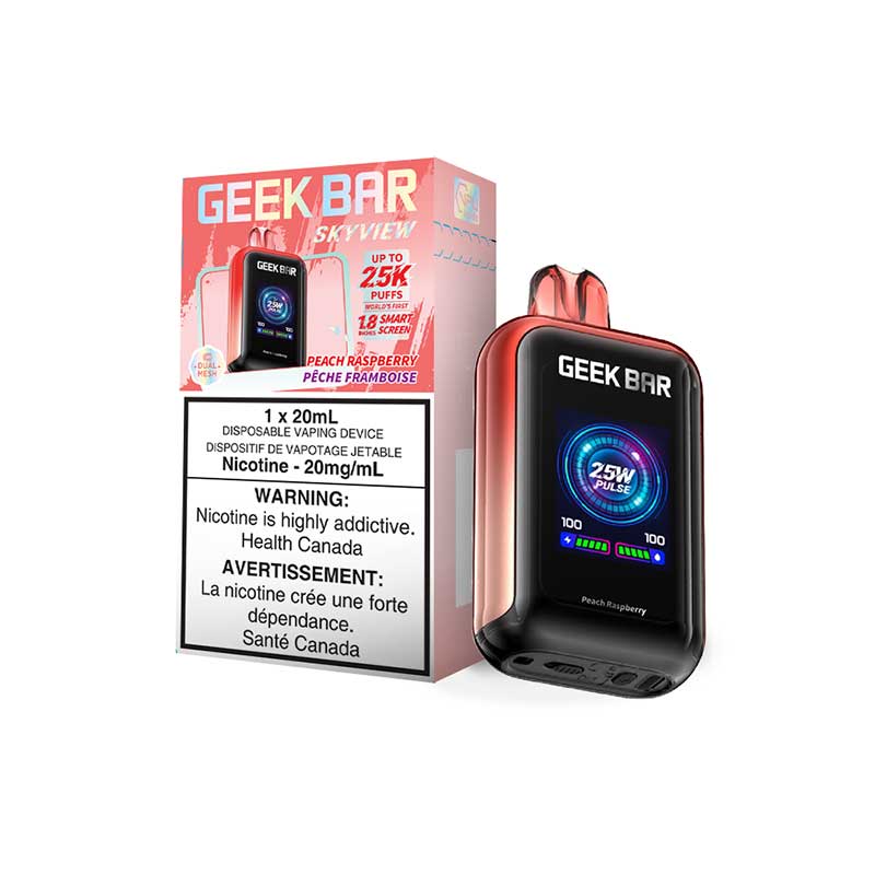 GEEK BAR SKY VIEW 25K PEACH RASPBERRY