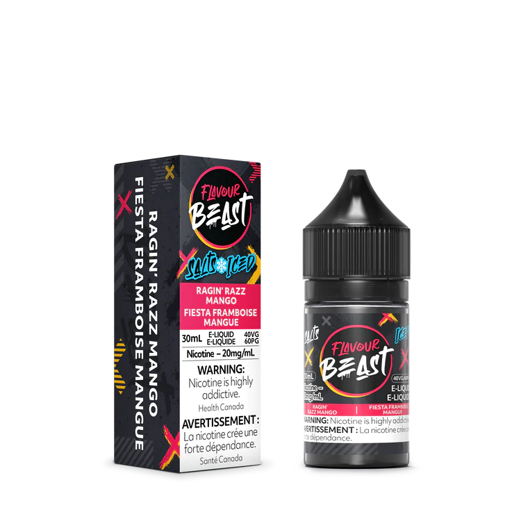 FLAVOUR BEAST RAGIN’ RAZZ MANGO 30ML 20MG