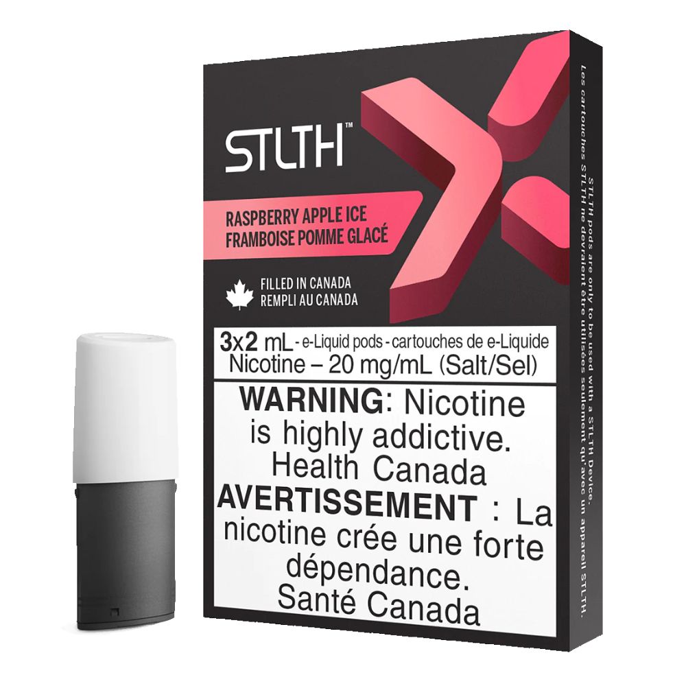 STLTH X RASPBERRY APPLE ICE PODS