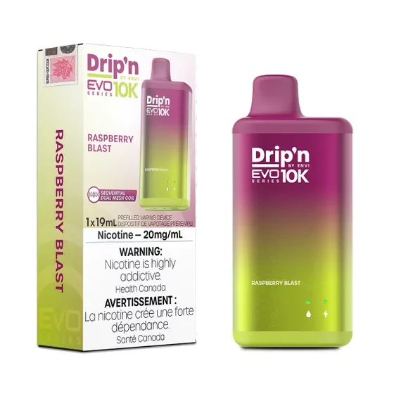 ENVI DRIP'N EVO 10K RASPBERRY BLAST