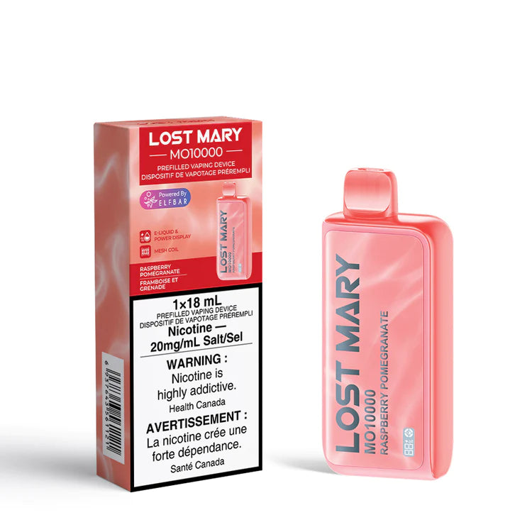 LOST MARY 10K RASPBERRY POMEGRANATE DISPOSABLE