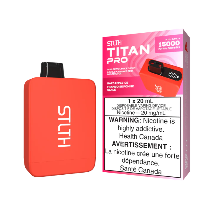 STLTH TITAN PRO 15K RAZZ APPLE ICE