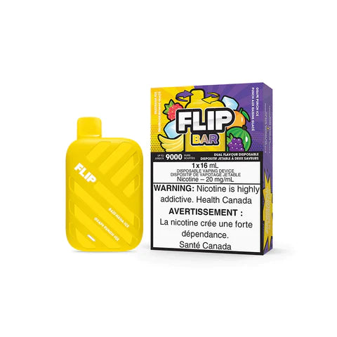 FLIPBAR 9000 RAZZ NANA ICE / GRAPE PUNCH ICE DISPOSABLE