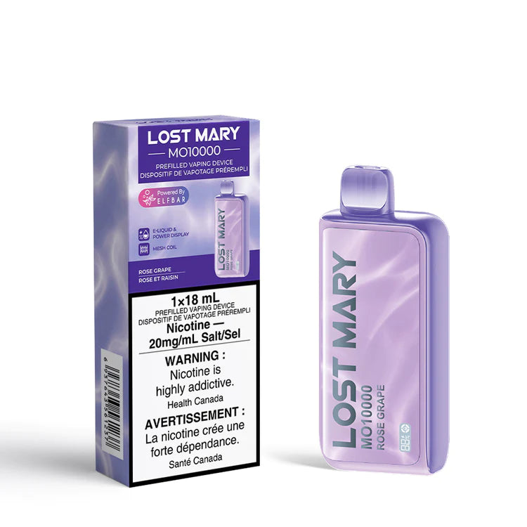 LOST MARY 10K ROSE GRAPE DISPOSABLE