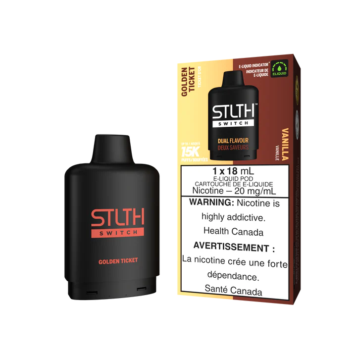 STLTH SWITCH POD GOLDEN TICKET AND VANILLA