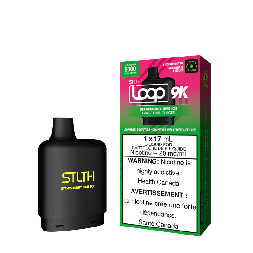 STLTH LOOP POD 9K 12MG STRAWBERRY LIME ICE