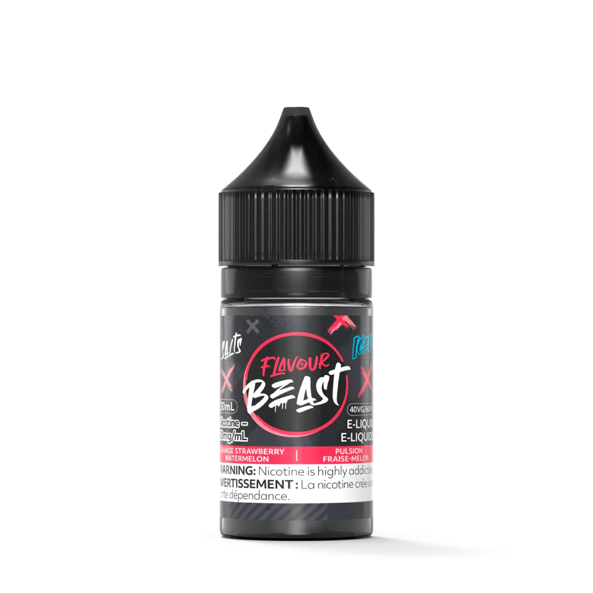 FLAVOUR BEAST SAVAGE STRAWBERRY WATERMELON 30ML 20MG E-LIQUID