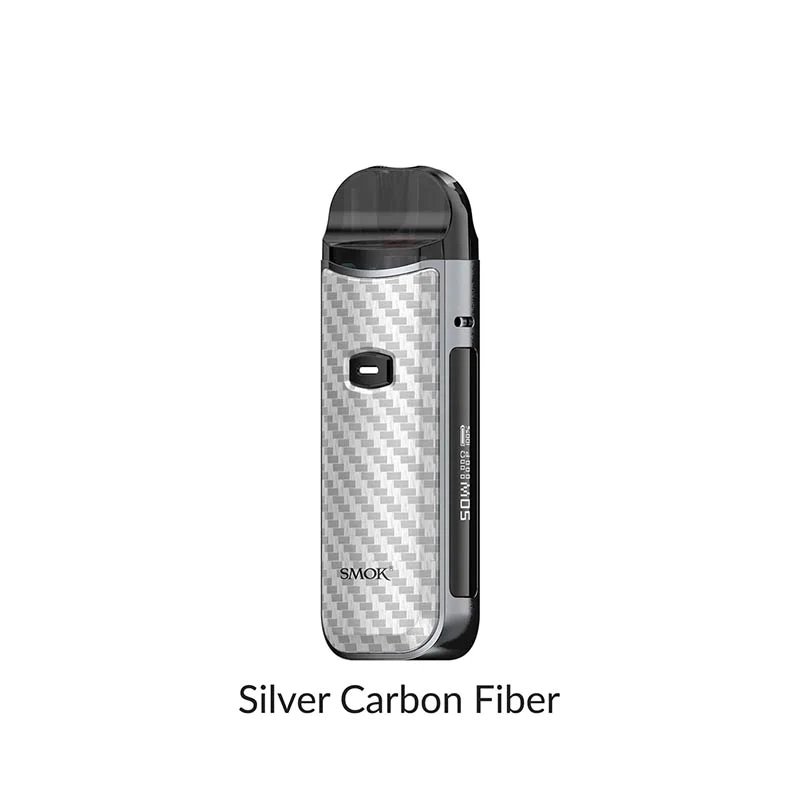 SMOK NORD 50W, SILVER CARBON FIBER