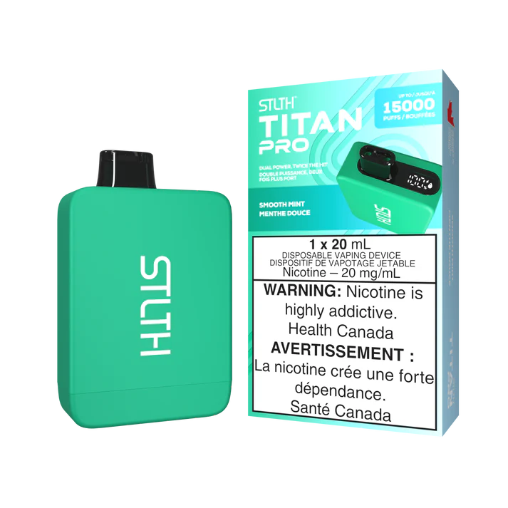 STLTH TITAN PRO 15K SMOOTH MINT