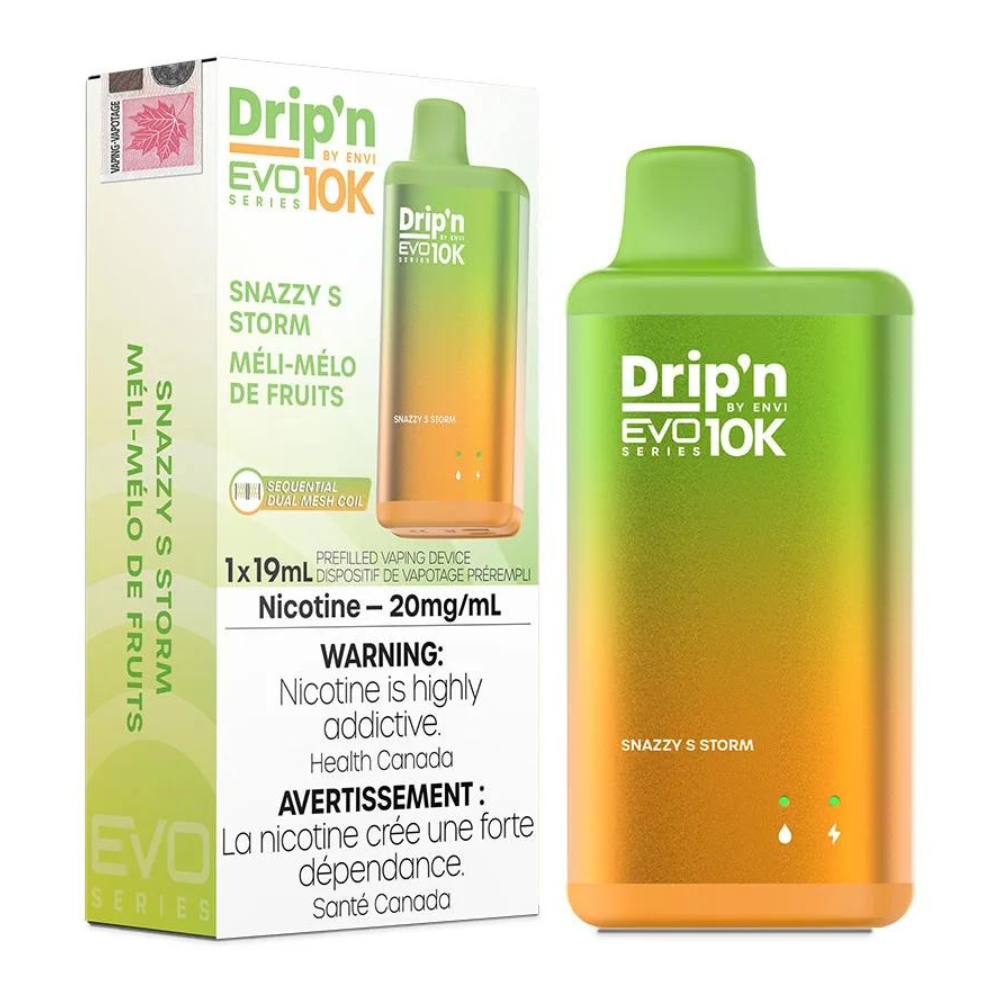 ENVI DRIP’N EVO 10K SNAZZY S STORM DISPOSABLE