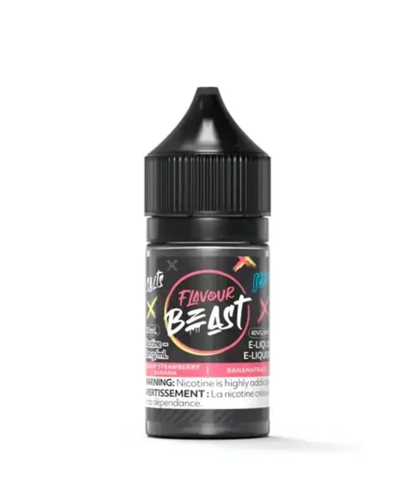 FLAVOUR BEAST STR8UP STRAWBERRY BANANA 30ML 20MG E-LIQUID