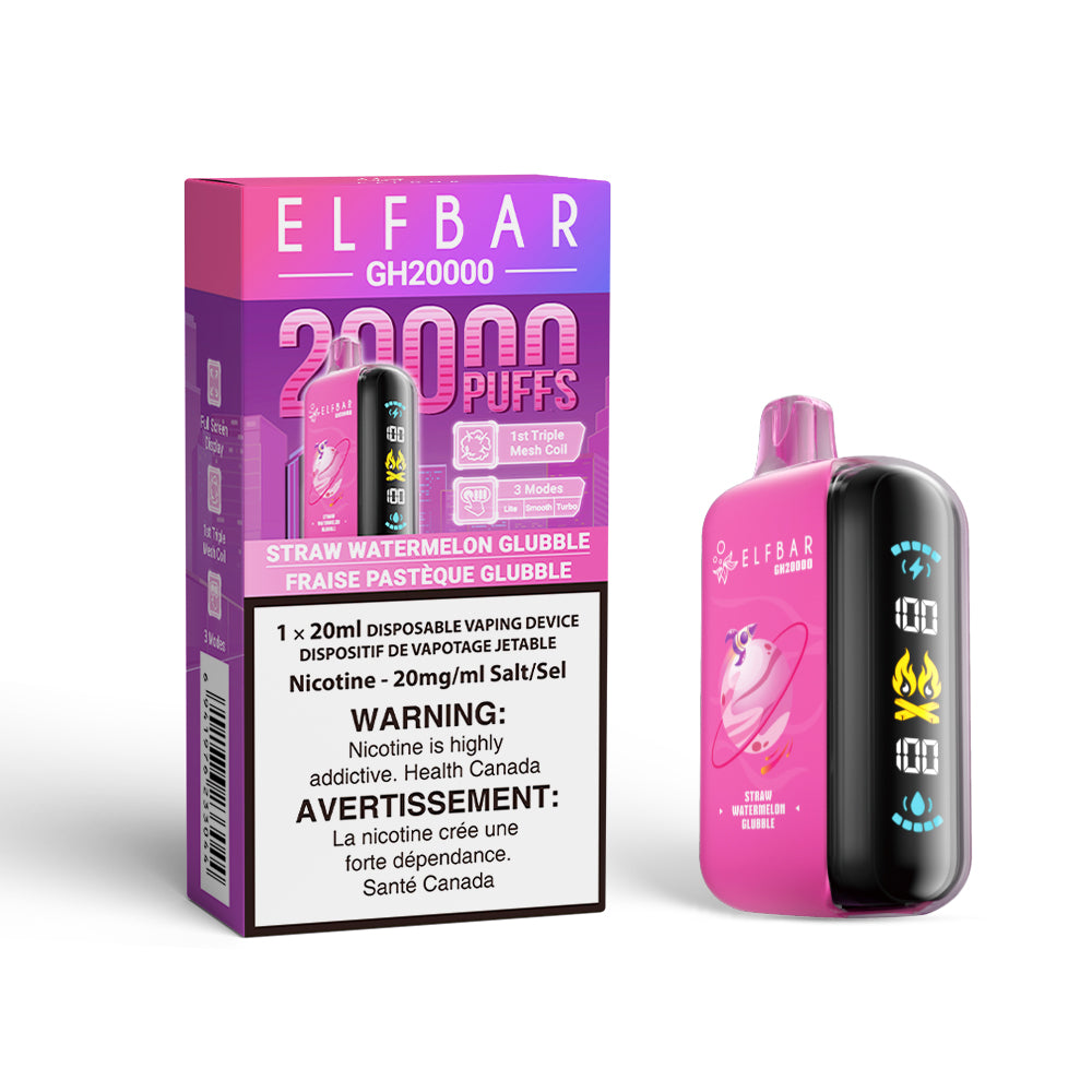 ELFBAR GH20K STRAW WATERMELON GLUUBBLE