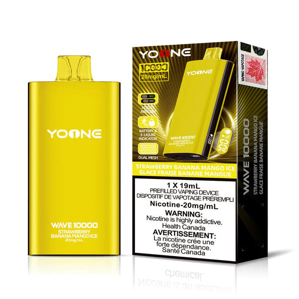 YOONE 10K STRAWBERRY BANANA MANGO ICE DISPOSABLE