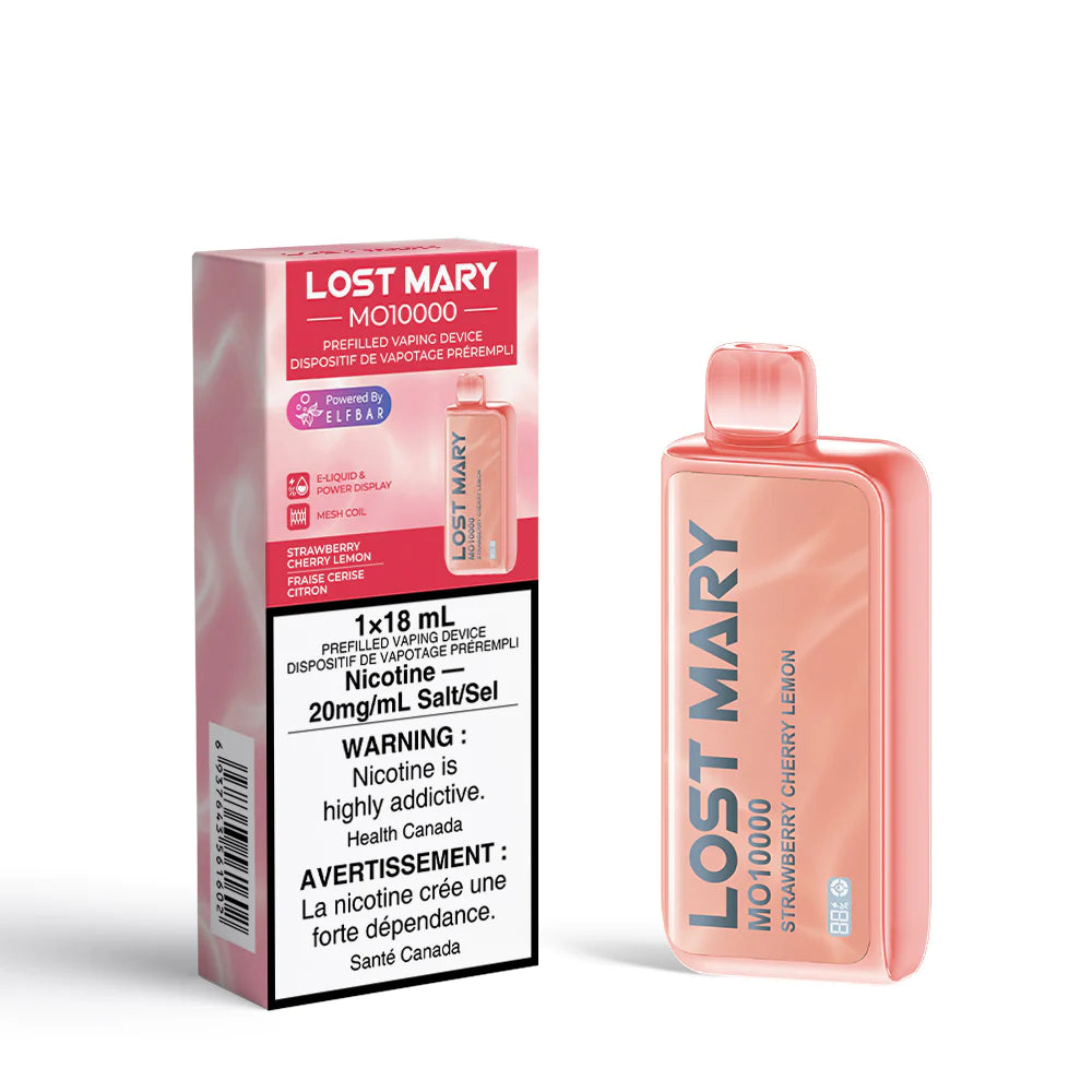 LOST MARY 10K STRAWBERRY CHERRY LEMON DISPOSABLE