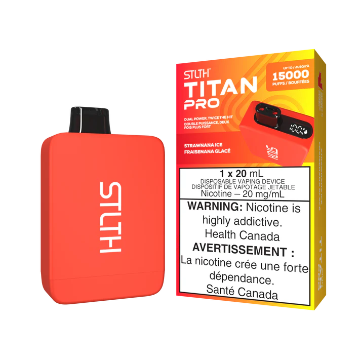 STLTH TITAN PRO 15K STRAWNANA ICE