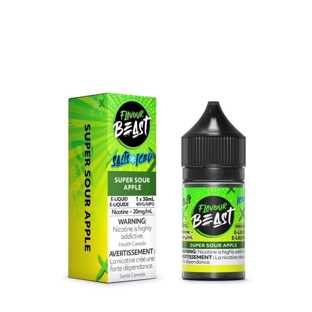 FLAVOUR BEAST E-LIQUID SUPER SOUR APPLE 30ML 20MG