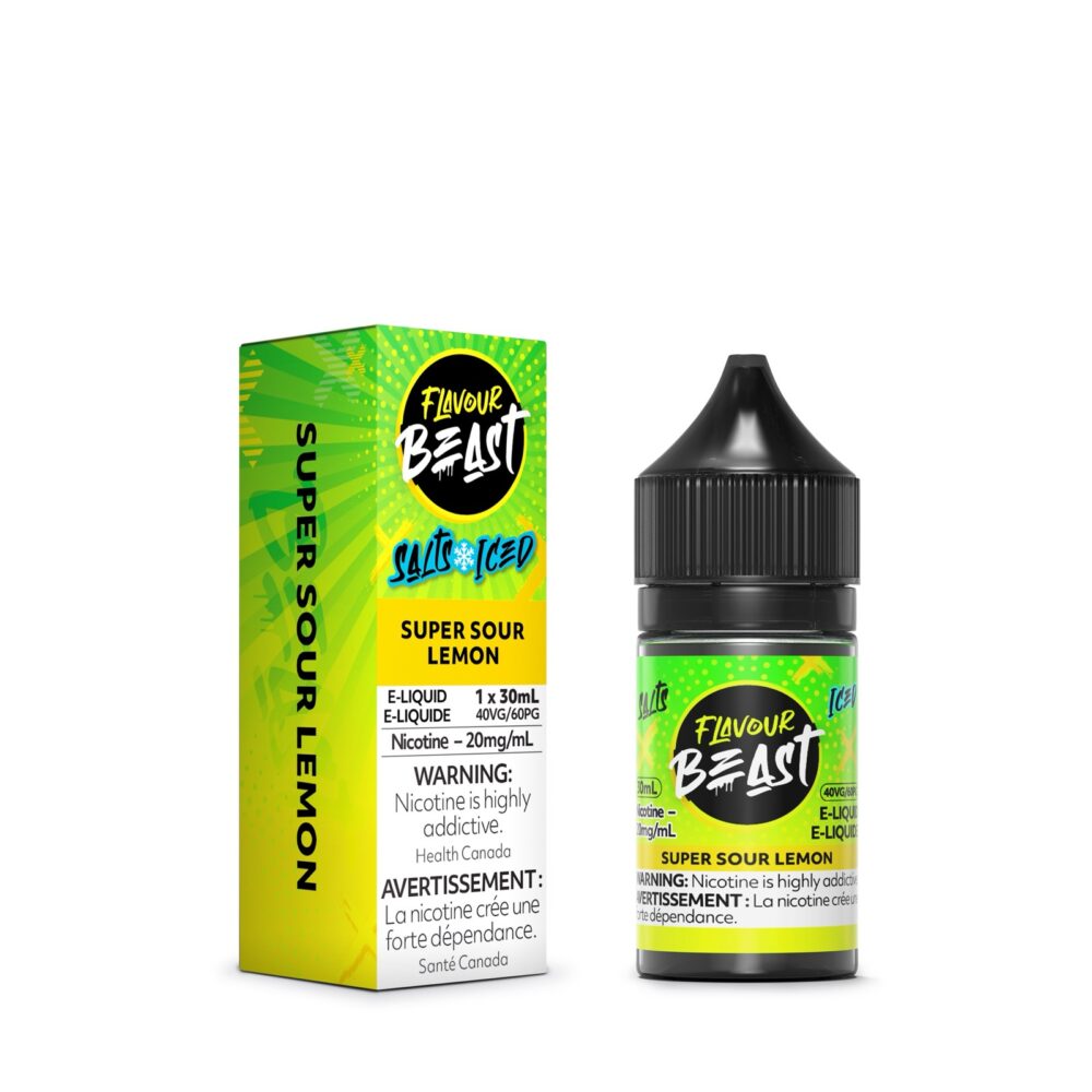 FLAVOUR BEAST E-LIQUID SUPER SOUR LEMON 30ML 20MG