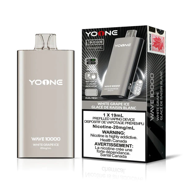 YOONE 10K WHITE GRAPE ICE DISPOSABLE